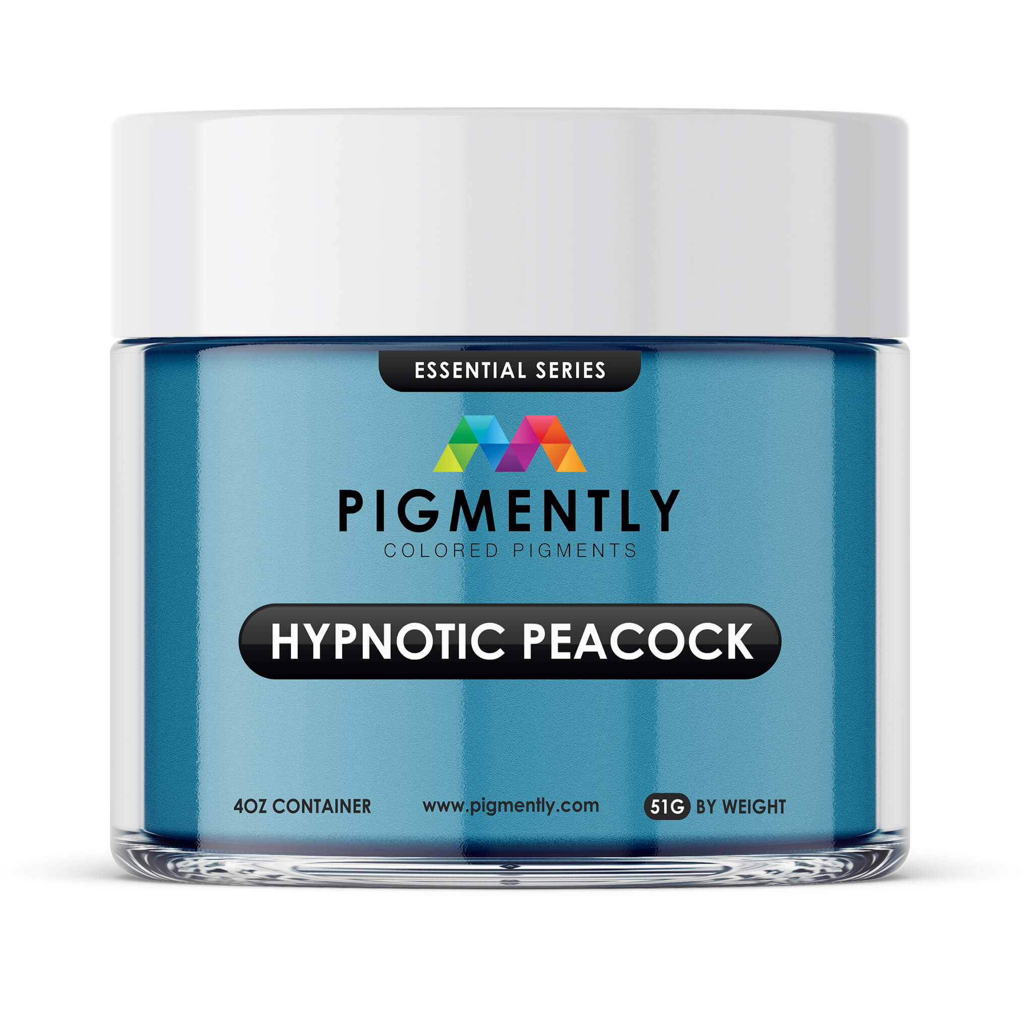 Hypnotic Peacock Blue Epoxy Color Powder by Pigmently