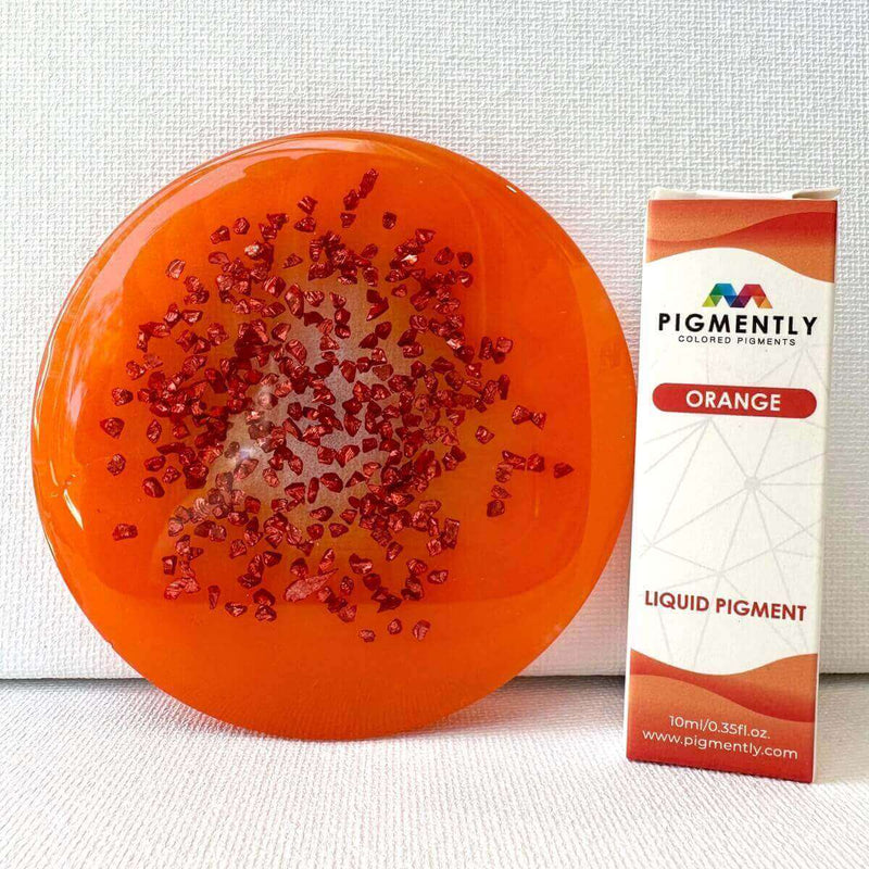 Fluorescent Orange Epoxy Resin Liquid Pigment